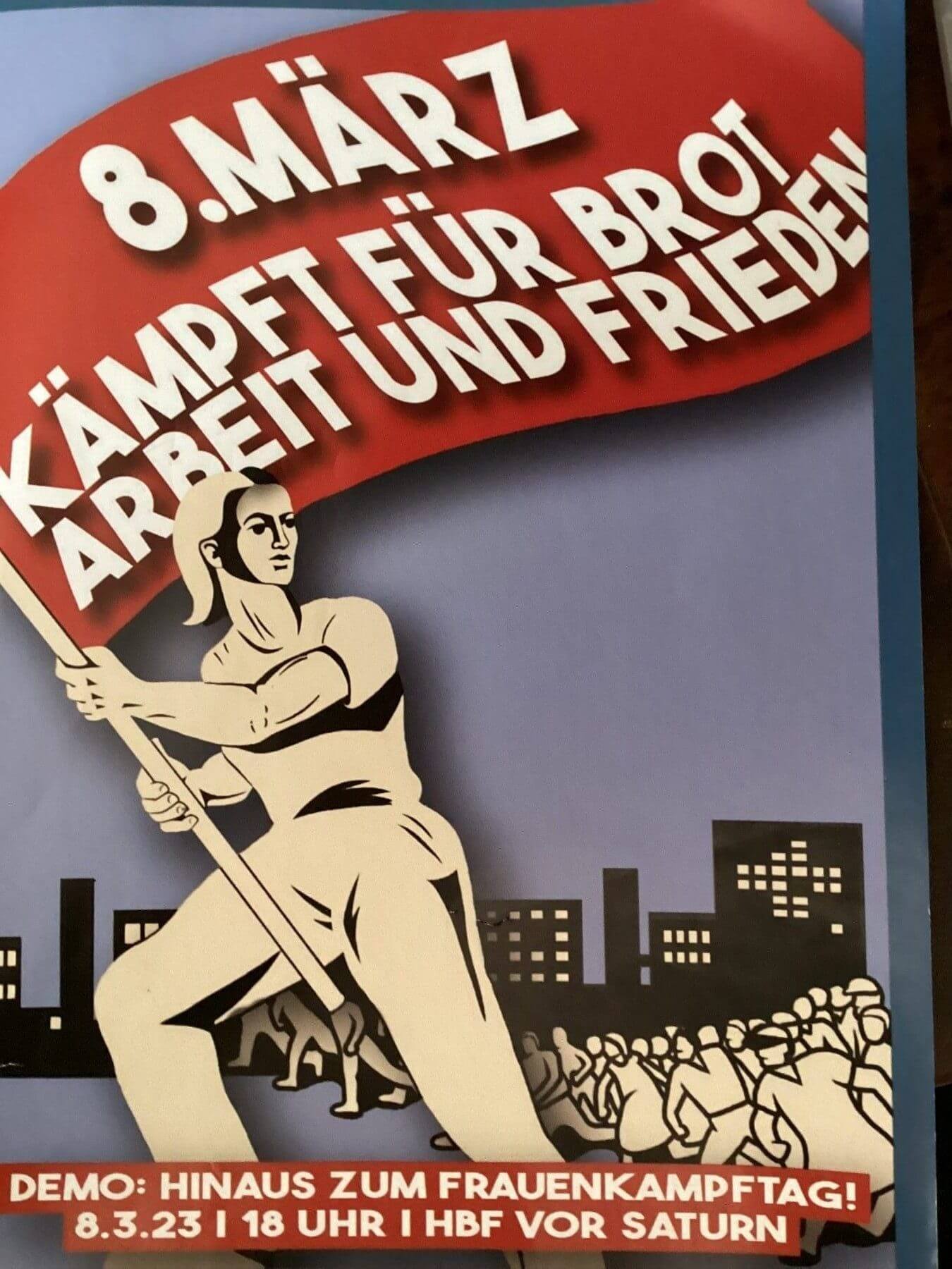 Brot! Nieder mit dem Krieg!